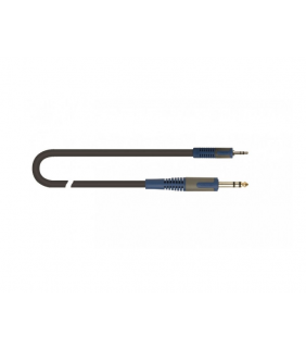 Quik Lok RKSA139-1 Cable Audio Adaptor RokSolid Black 1m