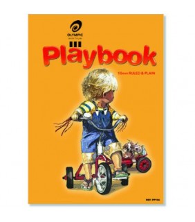 Play Book 64 Page 335x245mm 10mm Ruled/Plain Olympic