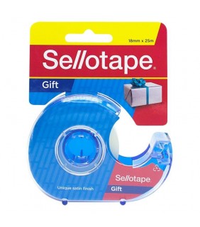 Sellotape Gift Tape 18mm x 25m Dispenser