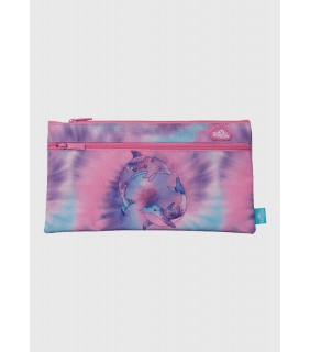 Spencil Twin Zip Pencil Case - Tie Dye Splash