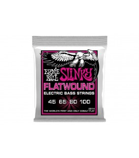 Ernie Ball Super Slinky Flatwound Bass Strings - (.045-.100 Gauge)