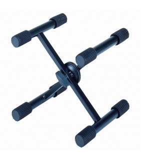 Quik Lok QL322 Small Adjustable X-style table top stand - Black