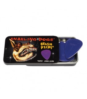 Snarling Dogs Pick Brain .60mm Purple 12pk TIN