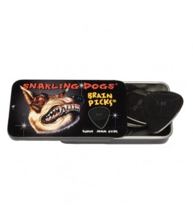 Snarling Dogs Pick Brain .88mm Black 12pk TIN