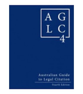 Australian Guide to Legal Citation 4