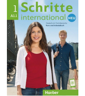 Hueber Schritte International Neu 1/A1.1 Kurs- und Arbeitsbuch mit