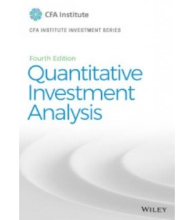 Wiley ebook Quantitative Investment Analysis 4E