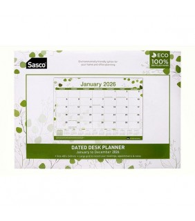 Sasco 2026 ECO LARGE DESK PLANNER 480 X 340MM