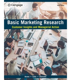 Cengage Learning Basic Marketing Research 10E: Customer Insights and Manageri