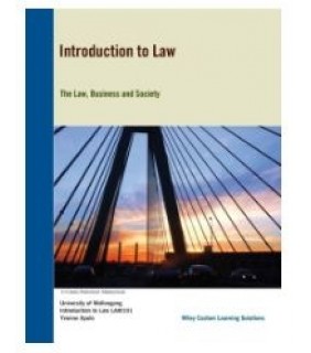 (AUCM) Introduction to Law for University of Wollongon - EBOOK