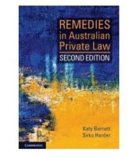 Cambridge University Press ebook Remedies in Australian Private Law
