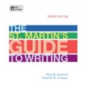Macmillan Higher Education ebook The St. Martin’s Guide to Writing