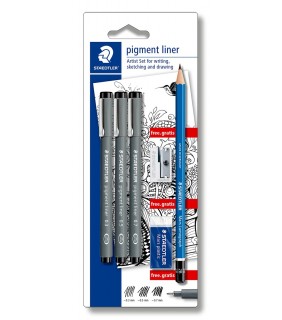 Staedtler pigment liner artist set