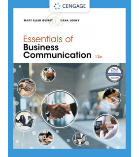 Cengage Learning ebook Essentials of Business Communication 12E