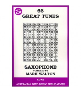 Australian Wind Music Publications Great Tunes 66 Tenor Sax Bk/CD