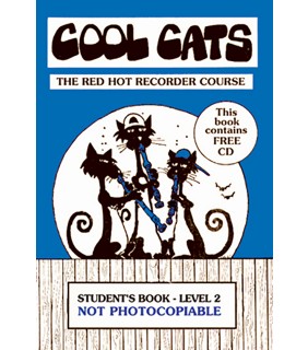 Bushfire Press Cool Cats Recorder Student Bk/CD Level 2