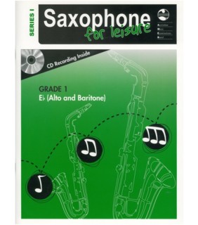 AMEB Saxophone For Leisure Grade 1 E Flat Bk/CD Series 1
