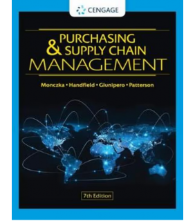 Cengage Learning Purchasing & Supply Chain Management