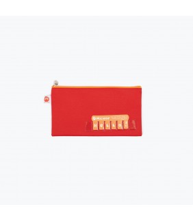 Micador Name Pencil Case - Watermelon Red 235 x 130mm