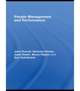 Routledge ebook People Management and Performance