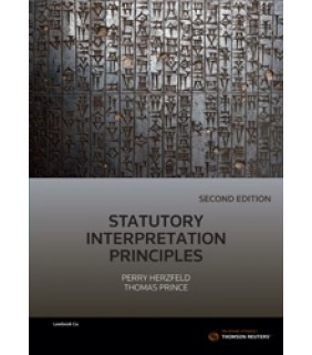 Statutory Interpretation Principles 2e