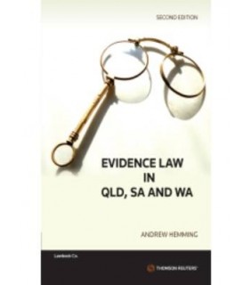 Thomson Reuters ebook Evidence Law in QLD, SA & WA 2E