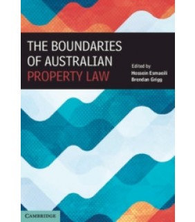 Cambridge University Press The Boundaries of Australian Property Law