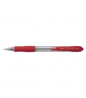 Pilot Supergrip Ballpoint Pen Medium Red