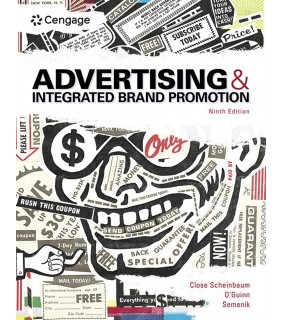 Cengage Learning Advertising and Integrated Brand Promotion 9E