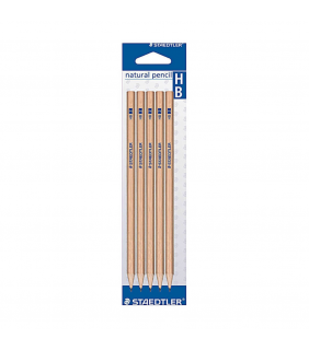 Pencil - HB Staedtler Natural Wood Pencil  Pack 5