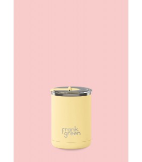 Ceramic Coffee Cup with Hinged Lid - Buttermilk