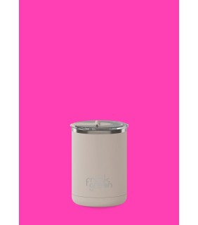 Ceramic Coffee Cup with Hinged Lid - Moon Dust