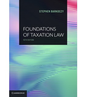 Cambridge University Press ebook Foundations of Taxation Law 15E