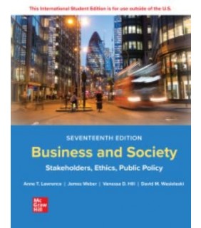 Mhe Us ebook Business and Society: Stakeholders, Ethics, Public Pol
