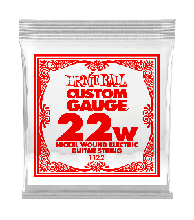 Ernie Ball Guitar Strings Nickel Wound Electric .022 Gauge