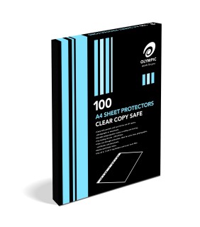 Olympic Australian Office Sheet Protectors A4 Box of 100