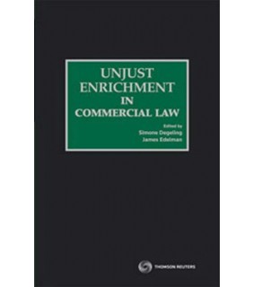 Thomson Reuters eBook Unjust Enrichment in Commercial Law