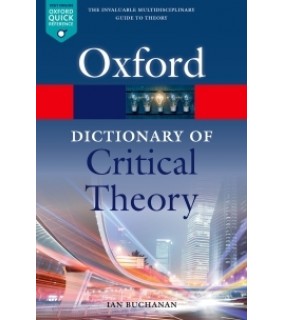 Oxford University Press UK ebook RENTAL 1YR A Dictionary of Critical Theory