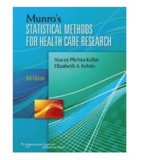 Lippincott Williams & Wilkins ebook Munro's Statistical Methods for Health Care Research