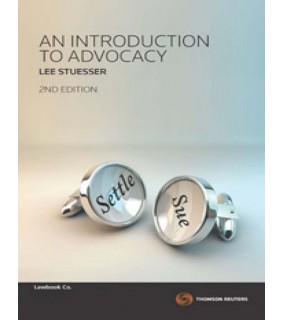Thomson Reuters eBook An Introduction to Advocacy