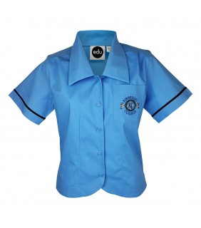 Blouse Short Sleeve Blue (YR 10-12)