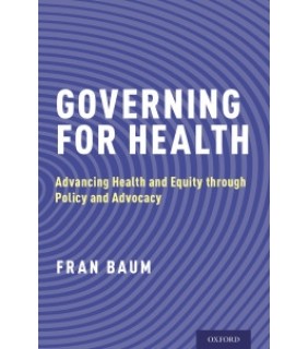 Oxford University Press UK ebook RENTAL 180 DAYS Governing for Health
