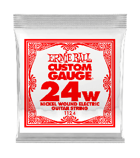 Ernie Ball Guitar Strings Nickel Wound Electric .024 Gauge