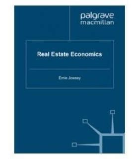 Real Estate Economics - EBOOK