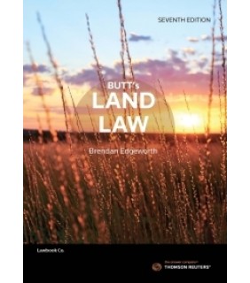 Thomson Reuters ebook Butt's Land Law