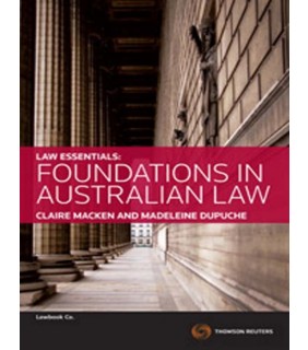 Thomson Reuters eBook Law Essentials: Foundations in Australian Law