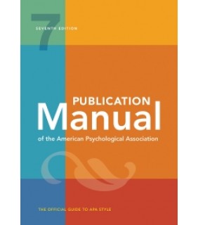 American Psychological Association ebook RENTAL 1YR Publication Manual of the American Psycholo