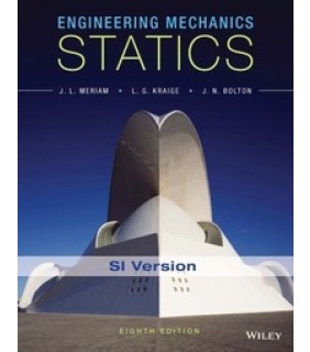 Wiley ebook Engineering Mechanics: Statics, SI Version