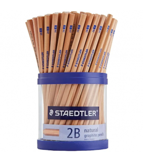 Staedtler natural graphite pencils - cup of 100 x 130 60N-0 (2B)
