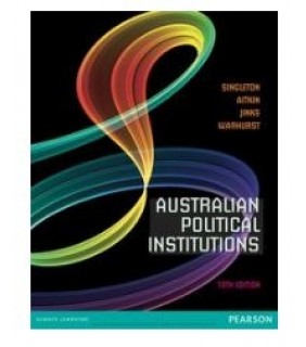 Pearson Australia ebook Australian Political Institutions eBook